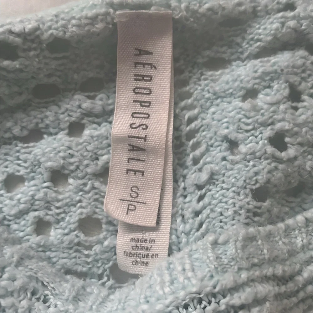Aeropostale eyelet knit sweater 🎀🧸​ - Picture 3 of 4